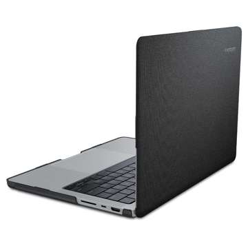 Spigen Urban Fit Hülle für Apple Macbook Pro 16 2021-2022 Schwarz