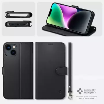 Spigen Wallet S Schutzhülle für Apple iPhone 14 Schwarz