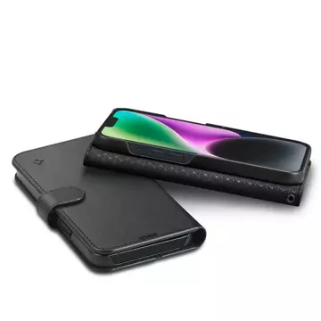 Spigen Wallet S Schutzhülle für Apple iPhone 14 Schwarz