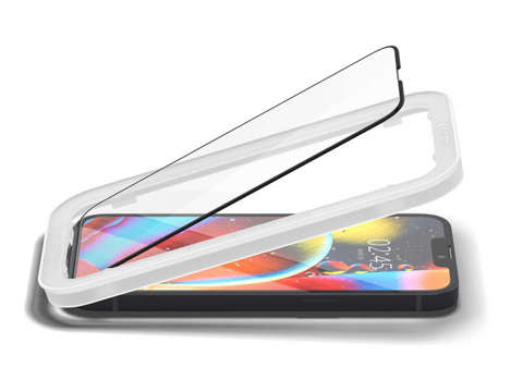 Spigen x2 ALM Glas.tR FC Glas für Apple iPhone 13/13 Pro / 14 Schwarz