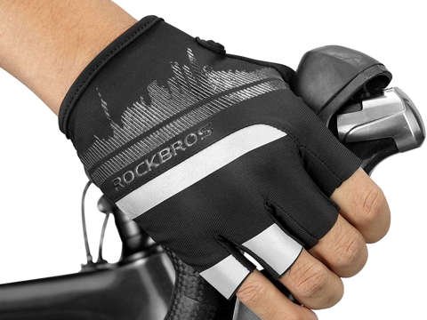 Sport Radfahren Fahrradhandschuhe zum Radfahren fingerlose Handschuhe L RockBros