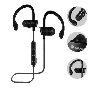 Sports Alogy Bluetooth Sport SweatProof kabellose Kopfhörer zum Laufen Schwarz