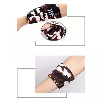 Stoffarmband für Lauffitnessstreifen weiß / schwarz