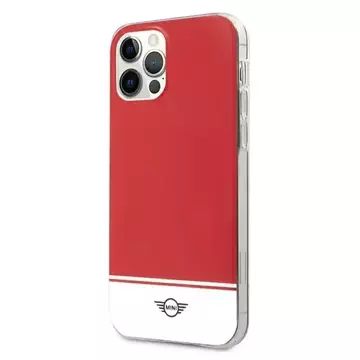 Stripe Collection Hardcase-Handyhülle für iPhone 12/12 Pro rot/rot