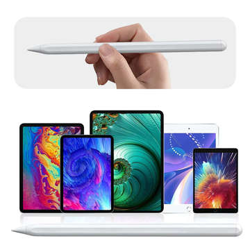 Stylus Pen M2 für Apple iPad Air, Pro, Mini mit Palm Rejection Weiß