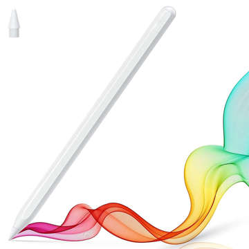 Stylus Pen M2 für Apple iPad Air, Pro, Mini mit Palm Rejection Weiß