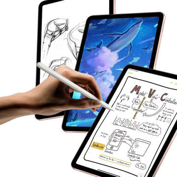 Stylus Pen M2 für Apple iPad Air, Pro, Mini mit Palm Rejection Weiß