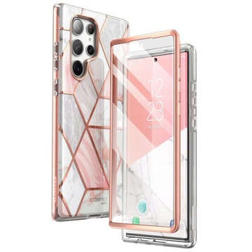 Supcase Cosmo Schutzhülle für Samsung Galaxy S23 Ultra Marble Pink