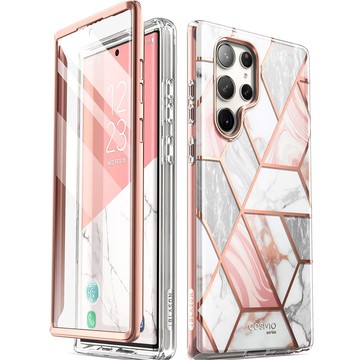 Supcase Cosmo Schutzhülle für Samsung Galaxy S23 Ultra Marble Pink