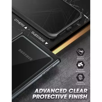 Supcase Edge XT Schutzhülle für Samsung Galaxy S23 Ultra Schwarz