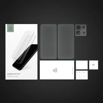 Supreme Set gehärtetes Glas für Xiaomi Redmi Note 13 Pro 5G / Poco X6 5G klar