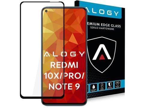 Szkło Alogy Full Glue Hüllenfreundlich für Xiaomi Redmi 10X/ 10X Pro/ Note 9