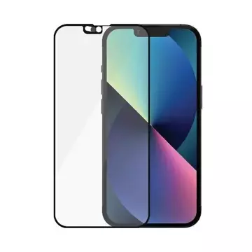 Szkło PanzerGlass E2E Microfracture für iPhone 13 /13 Pro 6,1" CamSlider Case Friendly AntiBacterial czarny/black 2748