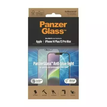 Szkło PanzerGlass Ultra-Wide Fit für iPhone 14 Plus / 13 Pro Max 6,7" Displayschutz Antibakteriell Easy Aligner Inklusive Anti-Blaulicht 2793