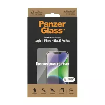 Szkło PanzerGlass Ultra-Wide Fit für iPhone 14 Plus / 13 Pro Max 6,7" Displayschutz antibakteriell 2773