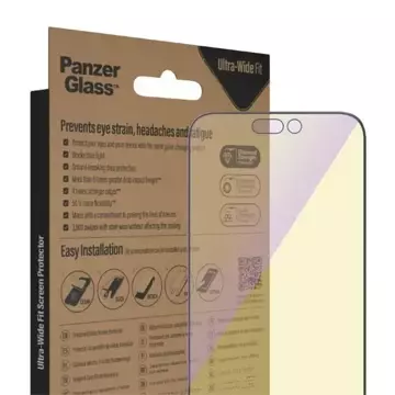 Szkło PanzerGlass Ultra-Wide Fit für iPhone 14 Pro Max 6,7" Displayschutz Antibakteriell Easy Aligner inklusive Anti-Blaulicht 2794