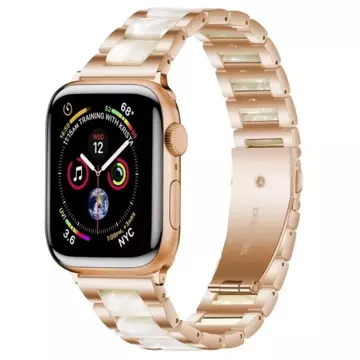 Tech-Protect moderne Apple Watch 4 / 5 / 6 / 7 / 8 / se (38 / 40 / 41 mm) steinweiß