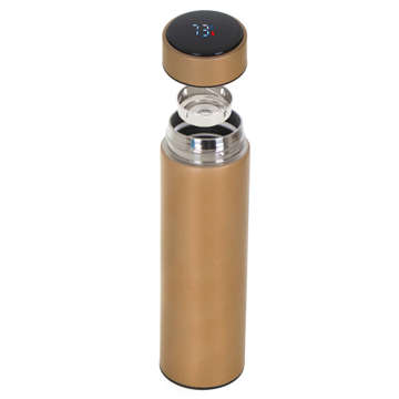 Thermobecher Smart Thermosflasche LED Flasche 500ml Flasche Temperatursensor Gold