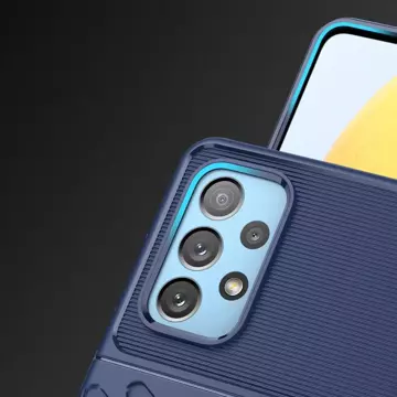 Thunder Case flexible gepanzerte Hülle für Samsung Galaxy A73 blau