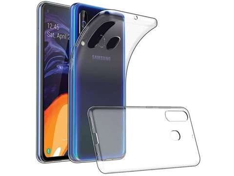 Transparente Silikonhülle für Samsung Galaxy A60 / M40 Alogy Full Glue Glass