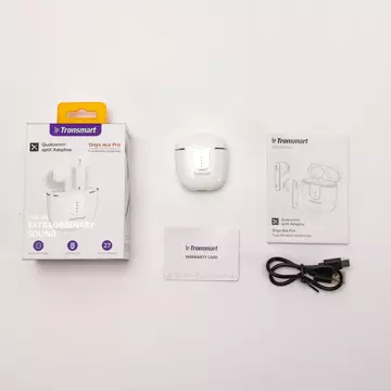 Tronsmart Onyx Ace Pro TWS Bluetooth 5.2 kabelloser Kopfhörer weiß