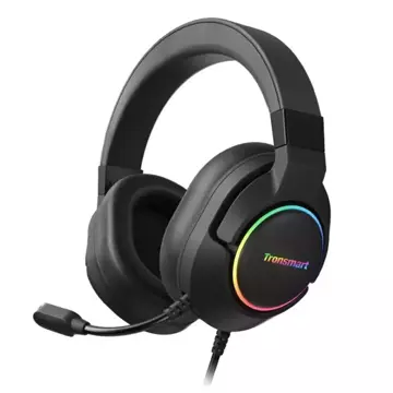 Tronsmart Sparkle RGB kabelgebundener Around-Ear-USB-Kopfhörer mit Mikrofon und Fernbedienung für Gamer schwarz (467600)