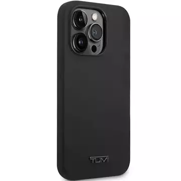 Tumi Liquid Silicone Hardcase für iPhone 14 Pro Max schwarz/schwarz