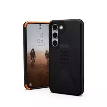 UAG Civilian Handyhülle – Schutzhülle für Samsung Galaxy S23 Plus 5G (schwarz)