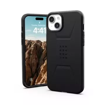 UAG Civilian Magsafe Hülle - Schutzhülle für iPhone 15 Plus (schwarz)