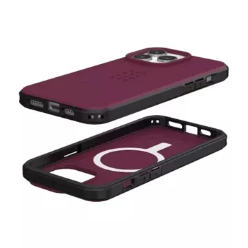 UAG Civilian Magsafe Hülle - Schutzhülle für iPhone 15 Pro Max (Bordeaux)