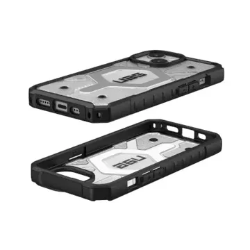 UAG Pathfinder Magsafe Hülle - Schutzhülle für iPhone 15 (Eis)