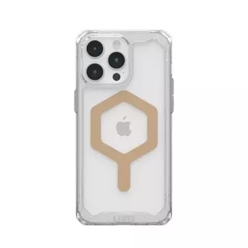 UAG Plyo Magsafe Hülle – Schutzhülle für iPhone 15 Pro Max kompatibel mit MagSafe (Eisgold)