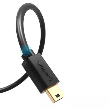 UGREEN Kabel USB - Mini USB 480 Mbps 3 m schwarz (US132 10386)