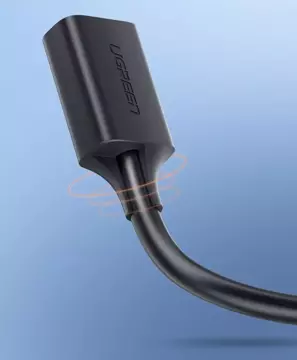 UGREEN Kabel Verlängerungskabel USB 3.0 (weiblich) - USB 3.0 (männlich) Adapter 1,5 m schwarz (US129 30126)