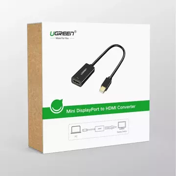 UGREEN Kabeladapter FHD (1080p) HDMI (weiblich) - Mini DisplayPort (männlich - Thunderbolt 2.0) weiß (MD112 10460)