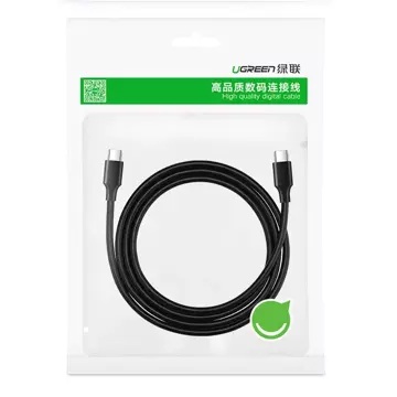 UGREEN USB Typ C Kabel zum Laden und Datentransfer 3A 1,5m schwarz (US286)