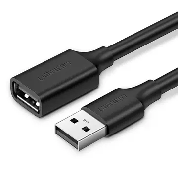 UGREEN Verlängerung USB 2.0 Adapter 0,5m schwarz (US103)