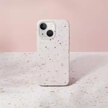 UNIQ Coehl Terrazzo Hülle für iPhone 14 Plus 6.7" Sand/Sandstein