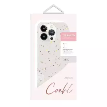 UNIQ Coehl Terrazzo Hülle für iPhone 14 Pro 6.1" Sand/Sandstein