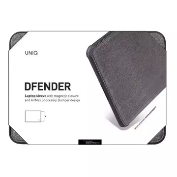 UNIQ Dfender Sleeve 13" Laptoptasche grau/meliert grau