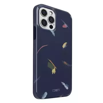 UNIQ Etui Coehl Reverie iPhone 12/12 Pro 6,1" niebieski/preussischblau