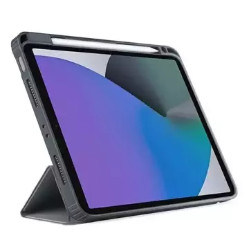 UNIQ Etui Moven iPad Pro 12,9" (2021) Antimikrobielles Grau/Anthrazit