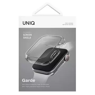 UNIQ Garde Schutzhülle für Apple Watch Series 7/8 41mm transparent/klar