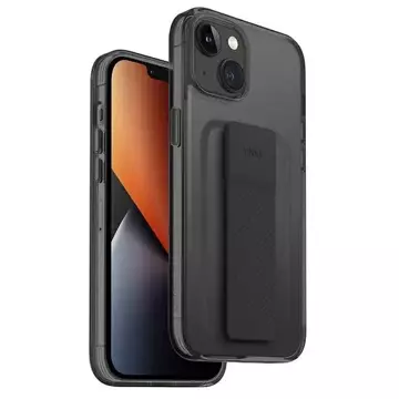 UNIQ Heldro Mount Hülle für iPhone 14 Plus 6.7" schwarz/rauchgrau