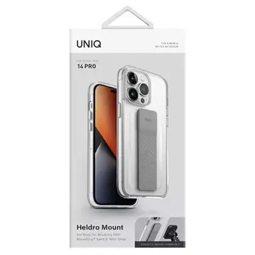 UNIQ Heldro Mount Hülle für iPhone 14 Pro 6.1" transparent/lucent klar