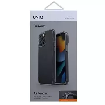 UNIQ Hülle Air Fender iPhone 13 Pro Max 6.7 "grau / rauchgrau