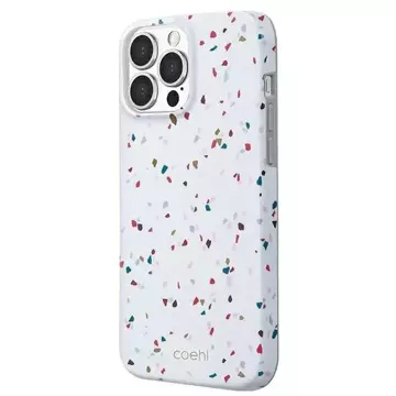 UNIQ Hülle Coehl Terrazzo iPhone 13 Pro / 13 6.1" weiß / naturweiß