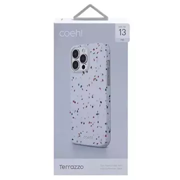 UNIQ Hülle Coehl Terrazzo iPhone 13 Pro / 13 6.1" weiß / naturweiß