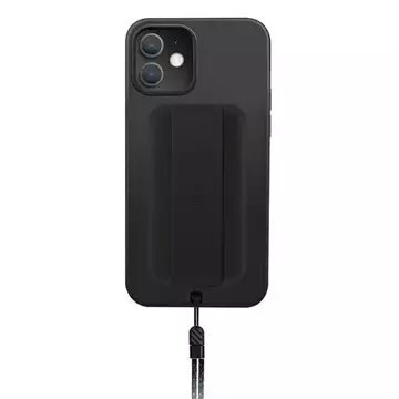 UNIQ Hülle Heldro iPhone 12 mini 5.4" schwarz / Mitternachtsschwarz Antimikrobiell