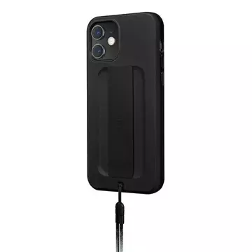 UNIQ Hülle Heldro iPhone 12 mini 5.4" schwarz / Mitternachtsschwarz Antimikrobiell